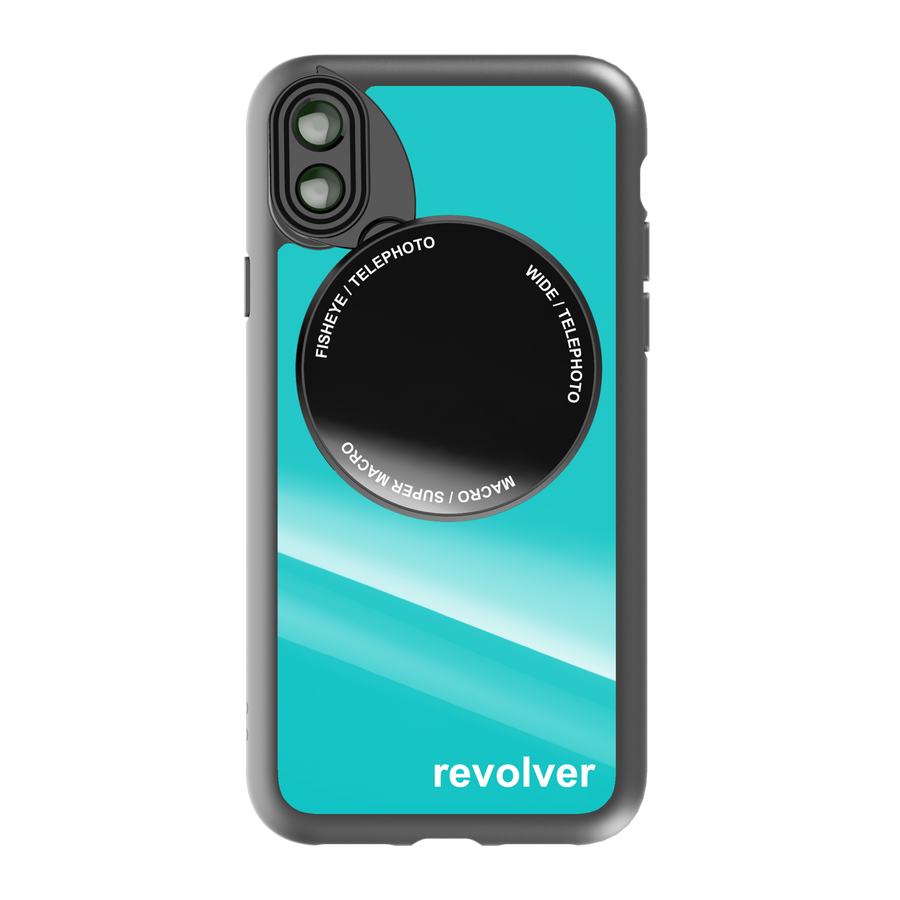 iPhone X / XS Revolver M Series Lens Kit - Gloss Teal