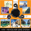 iPhone XR Revolver M Series Lens Kit - Wood Pattern