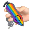 Stinger Personal Safety Alarm Emergency Tool: Siren Alarm, Seat Belt Cutter, Glass Breaker (Rainbow)
