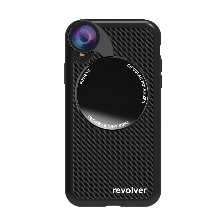 iPhone XR Revolver M Series Lens Kit - Carbon Fiber (Black)
