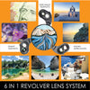 iPhone 7 Plus / 8 Plus Revolver M Series Lens Kit - Glacial River Blue
