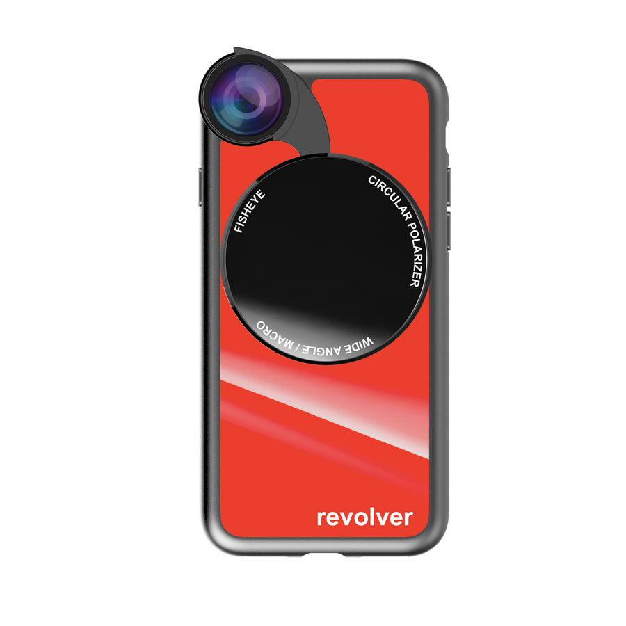 iPhone 7 / 8 / SE 2020 Revolver M Series Lens Kit - Gloss Red