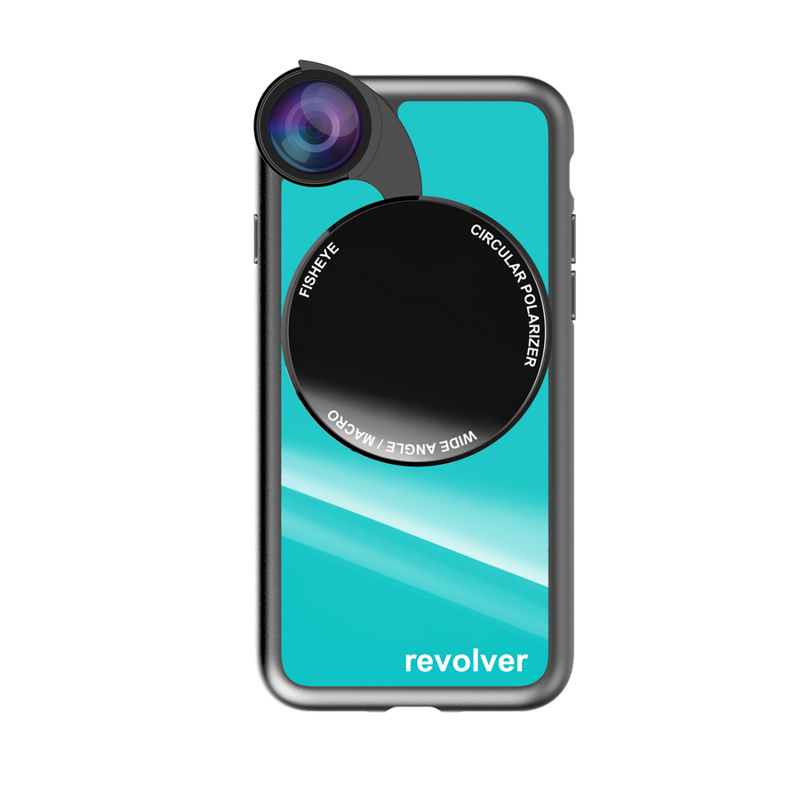 iPhone 7 / 8 / SE 2020 Revolver M Series Lens Kit - Gloss Teal