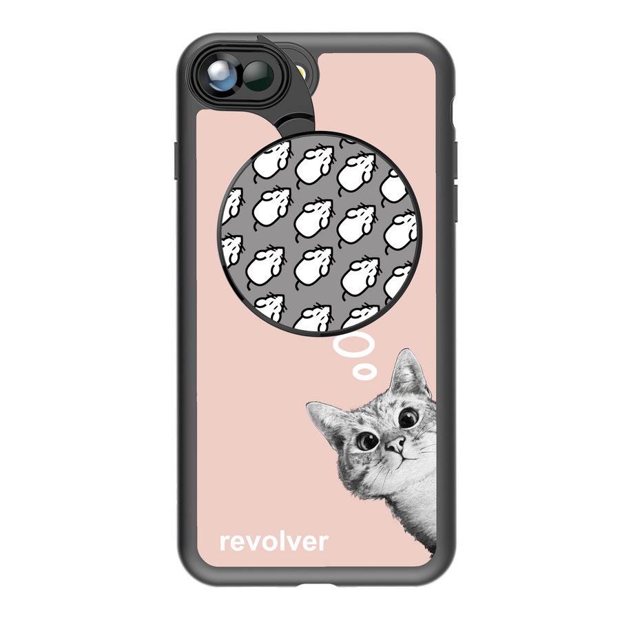 iPhone 7 Plus / 8 Plus Revolver M Series Lens Kit - Sneaky Cat