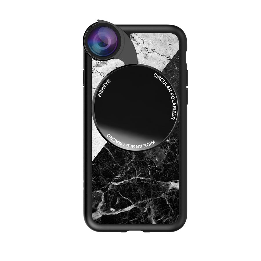 iPhone 7 / 8 / SE 2020 Revolver M Series Lens Kit - Mix Marble