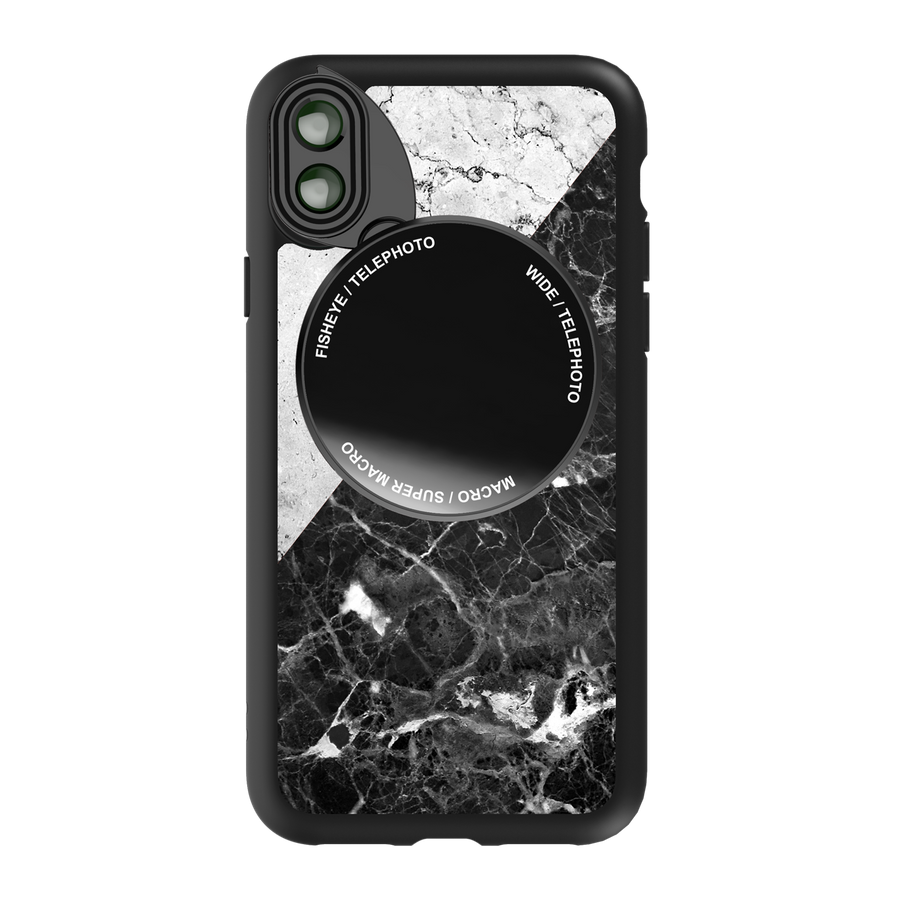iPhone Xs Max Revolver M Series Lens Kit - Mix Marble