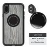 iPhone X / XS Revolver M Series Lens Kit - Grey Wood Pattern
